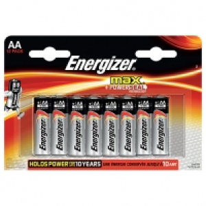 Energizer Max Alkaline Batteries AA 12 Pack £9.99