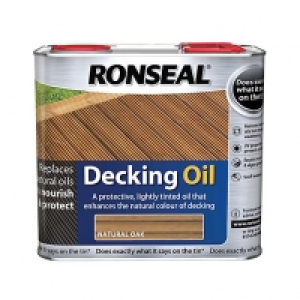 Ronseal Decking Oil Natural Oak 2.5L £29.99