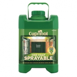 Cuprinol 1 Coat Sprayable Forest Green 5L &pound;17.99