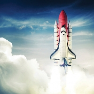 ohpopsi Shuttle Launch Wall Mural Multi Large