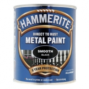 Hammerite Metal Paint Smooth Black 750ml £19.99