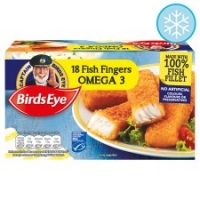 Tesco  Birds Eye Fish Fingers Omega3 18 Pack 504G