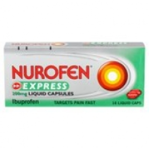 Nurofen Express 200mg Liquid Capsules &pound;3.00