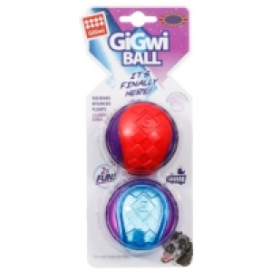 GiGwi Ball Dog Toy 2pk