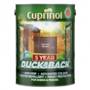 Cuprinol 5 Year Ducksback Harvest Brown 5L £10.00