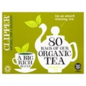 Clipper Orgainc Tea Bags 80 Pack