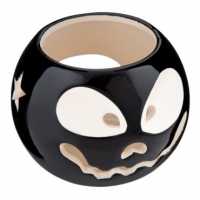 Poundland  Ceramic Tea Light Holder Halloween 3 Inch