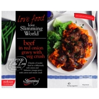 Iceland  Slimming World Beef in Red Onion Gravy with Veg Crush 550g