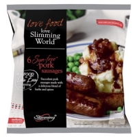 Iceland  Slimming World 6 Syn-Free Pork Sausages 360g