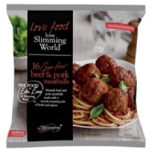 Iceland  Slimming World 16 Syn-Free Beef & Pork Meatballs 320g