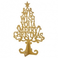Poundland  Christmas Mini Tree Gold