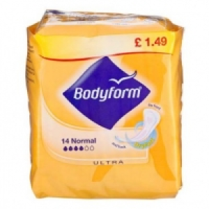 Poundland  Bodyform Ultra Normal Pads 14 Pack