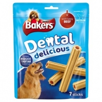 Poundland  Bakers Dental Delicious Dog Treats Beef 200g