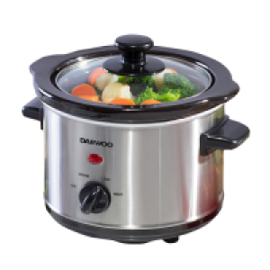Daewoo 1.5L Slow Cooker Stainless Steel £9.49
