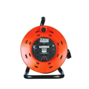 Wickes Open Drum Cable Reel With Thermal Cutout 4 Sockets 50 £43.99