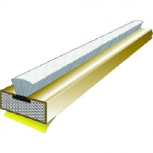 Intumescent Fire & Smoke Seal Brown 10x4x2100mm Door Pack FD