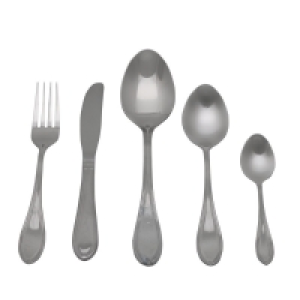 50-Piece Stainless Steel Cutlery Set