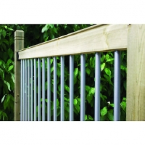 Wickes Traditional Deck Railing Kit 952 x 1816mm Silver