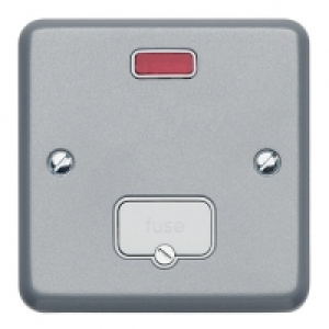 MK Metalclad 13A Connection Unit Neon £3.99