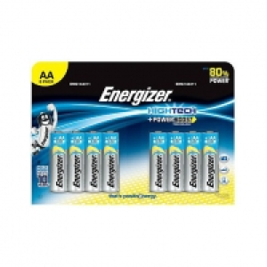 Energizer High Tech Powerboost Batteries AA 8 Pack £3.99