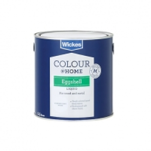 Wickes Eggshell Paint Brilliant White 2.5L