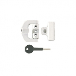 Yale V-8K123LK-WE PVCu Window Lock White £23.35