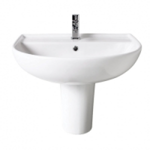 Wickes Renata Round Basin with Semi Pedestal 550mm £225.00