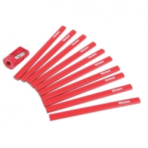 Wickes Pencils 10 Pack & Sharpener &pound;4.49
