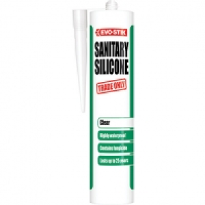 EVO-STIK Trade Only Sanitary Silicone - clear &pound;3.19