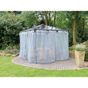 Palram Palermo Gazebo Netting Set Grey - 2 Pack 4 Pieces £85.49