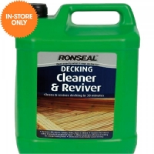 Ronseal Decking Cleaner & Reviver 5L £7.19