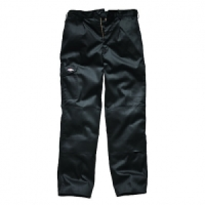 Dickies Redhawk Super Work Trousers Black 32W 34L &pound;19.99