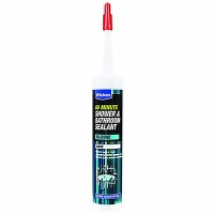 Wickes 60 Minute Shower & Bathroom Sealant White 310ml £7.49