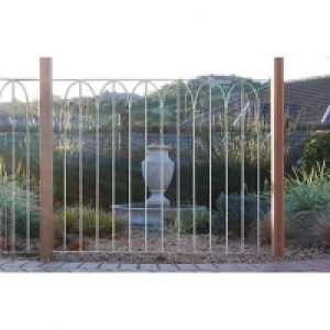 Wickes Arch Top Large Metal Deck Panel 91 x 1130mm Silver £46.99