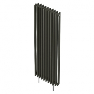 QRL Adagio Vertical 2000x420 Matt Iron Oxide Radiator &pound;249.99