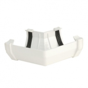 Wickes 114mm Squareflo 120 Deg Angle White &pound;3.49