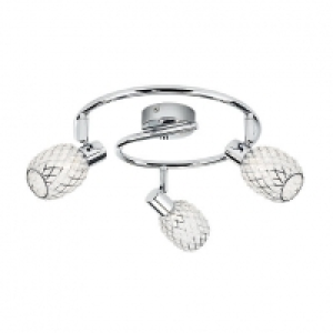 Philips Deltoid 3 Bar Spotlight Polished Chrome & Glass £49.99