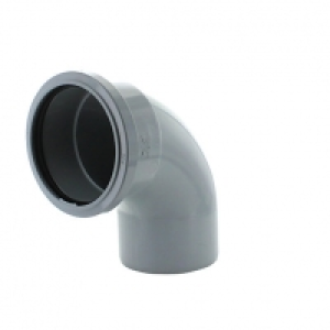 Wickes 110mm Grey Soil Pipe 92.5 Deg Bend £9.19