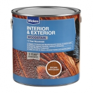 Wickes Professional Woodstain Brown Mahogany 2.5L £26.99