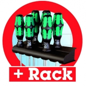 Wera Slotted/Pozi & Phillips Screwdriver Set 6 Piece