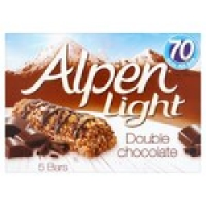 Alpen Light Bars Double Chocolate £1.00