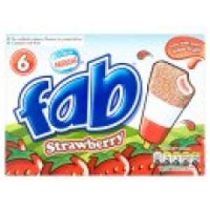 6 Strawberry Ice Lollies £1.00