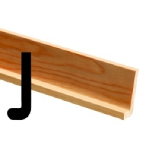 Wickes Pine Rounded Angle Moulding FB381 12x33x2400mm