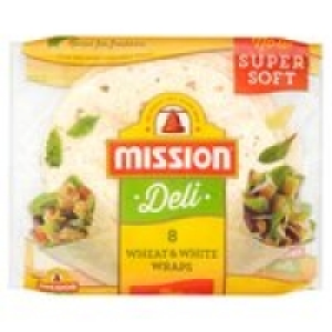 Mission Wheat & White Deli Wraps £1.83