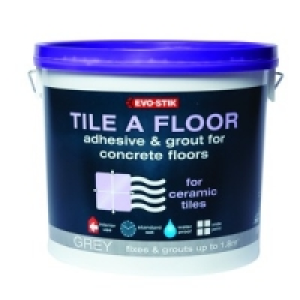Evo-Stik Adhesive & Grout - Concrete Floors Grey 5L