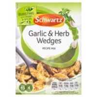 Morrisons  Schwartz Potato Wedges Garlic & Herb