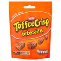 Morrisons  Toffee Crisp Bitesize Chocolate Pouch