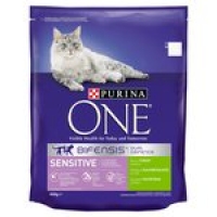 Morrisons  Purina One Sensitive Cat Turkey and Rice