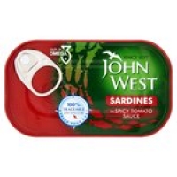 Morrisons  John West Sardines in Spicy Tomato Sauce