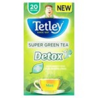 Morrisons  Tetley Super Green Tea Detox Mint